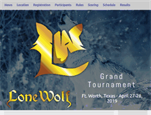 Tablet Screenshot of lonewolfgt.com